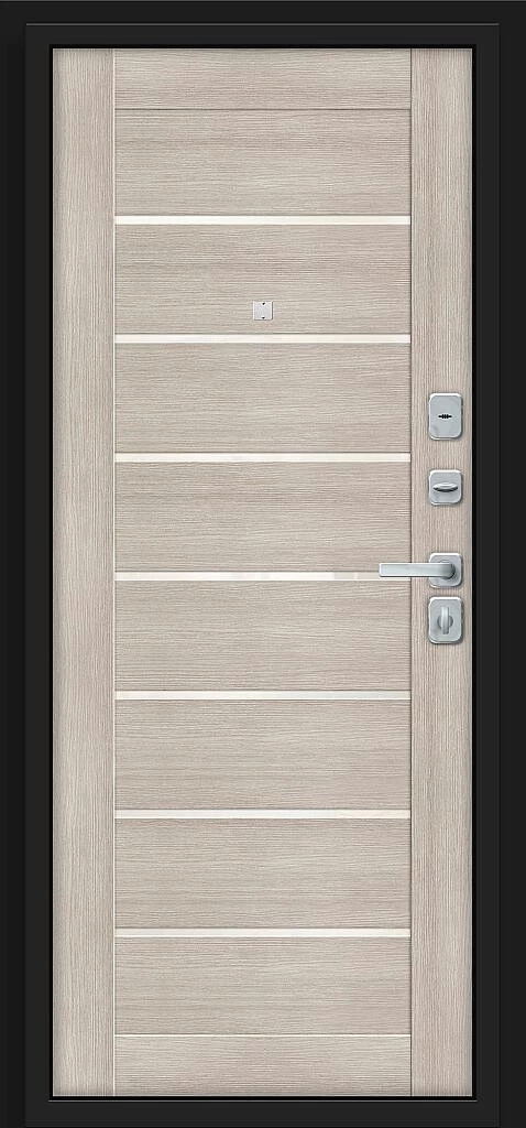 Входная дверь Прайм/BChrome Almon/Cappuccino Melinga BR6166 внутренняя сторона