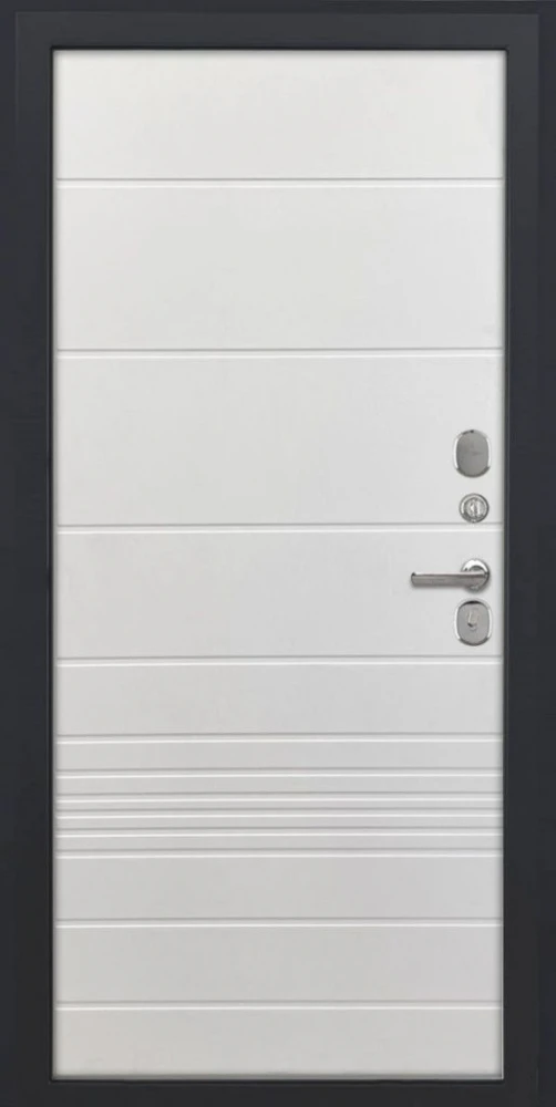 Входная дверь ДвериПРО Модель L-48 ФЛ-700 (10мм, ясень белый) DPRO198013 внутренняя сторона