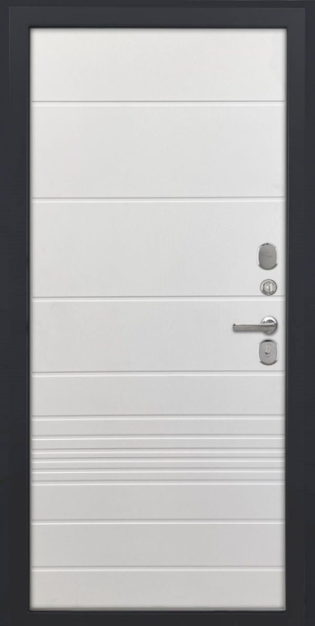 Входная дверь Модель L - 48 ФЛ-700 (10мм, ясень белый) внутренняя сторона